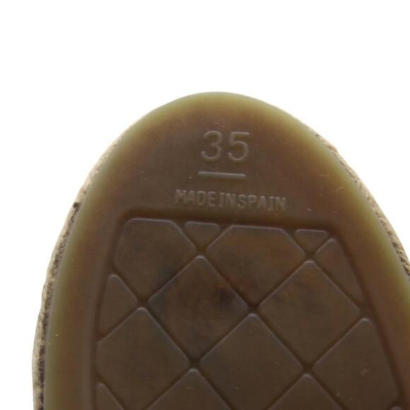 Chanel Espadrille 38 Canvas Quilted Double Stacked Flats CC-0208N-0011 - Picture 10 of 11